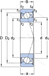 Подшипник S 7013 CE/HCP 4A