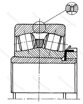Подшипник  3353123 (23026K+H 3026) 