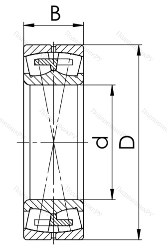 Сферический роликовый подшипник 3530 АМНК (22230 ACMW 33) в Калуге