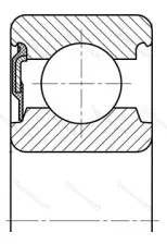 Подшипник  6319-RS (160319) размер 95x200x45 от производителя  SKF