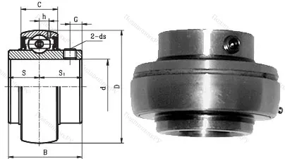 Корпусный подшипник UC 207 в Калуге
