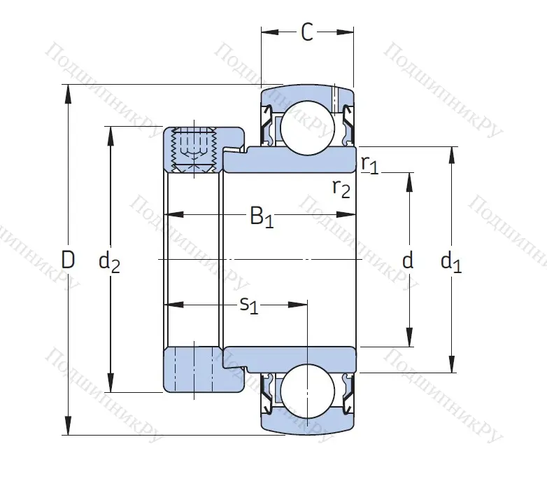Корпусный подшипник