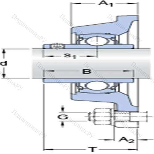 Фланцевые подшипниковые узлы типа Y с прямоугольным фланцем для высоких температур FY 1. TF/VA 201
