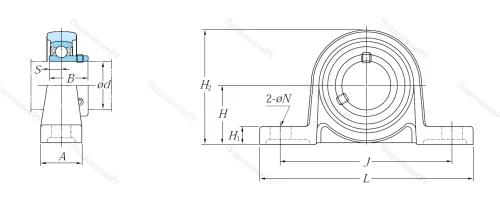 Подшипниковый узел UP 001 JE 1 в Калуге