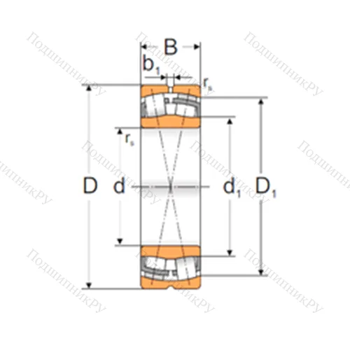 Подшипник роликовый радиальный самоцентрирующийся 24034 MBW 33