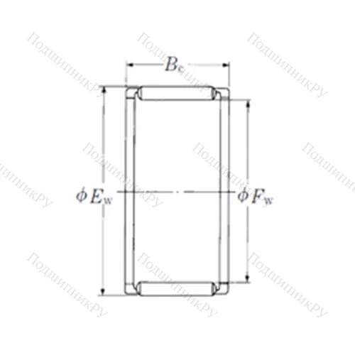 Подшипник игольчатый радиальный FWF-252917 от производителя  NSK