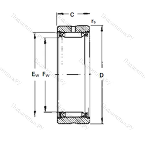 Подшипник игольчатый радиальный RNA 2020