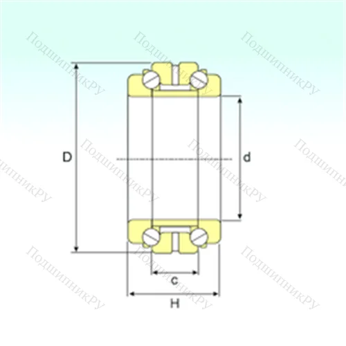 Подшипник шариковый упорно-радиальный 234922