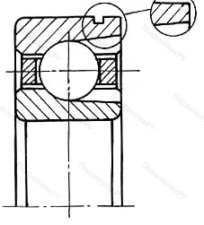 Модификация подшипника 75-170311ЕШ3 размер 55x120x29