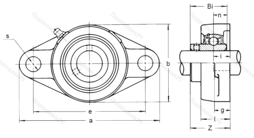 Подшипниковый узел UCFL 205 в Калуге