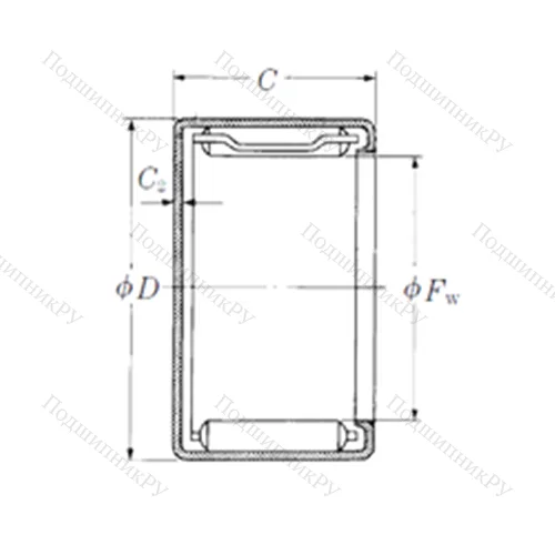 Подшипник игольчатый радиальный MFJL-815L