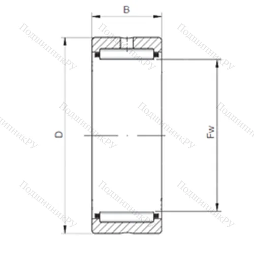 Подшипник игольчатый радиальный RNA 4905