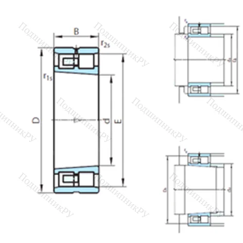 Подшипник роликовый радиальный NN 3072K