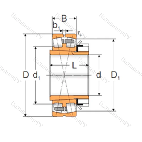 Подшипник роликовый радиальный самоцентрирующийся 23152 ACKMW 33+H 3152X