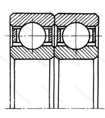Подшипник 6206DB/P 53 размер 30x62x32