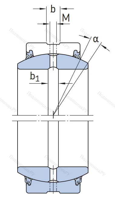Шарнирный подшипник GE 90 ES 2RS
