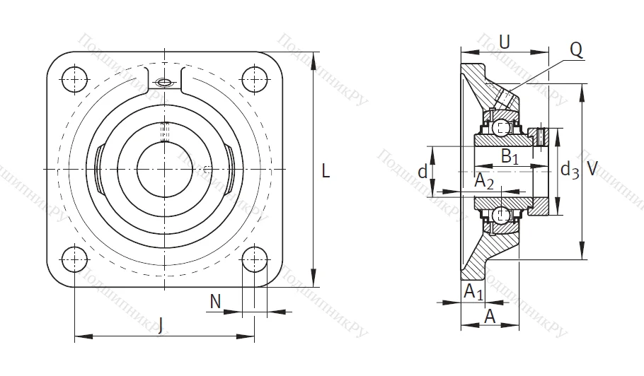 Подшипниковый узел