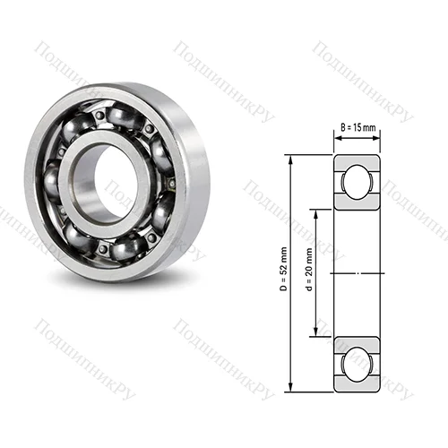 Подшипник шариковый радиальный RMS 9