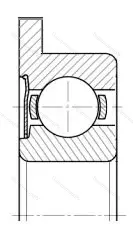 Подшипник  860028 размер 8x24x8