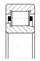 Модификация подшипника 42212К1М размер 60x110x22