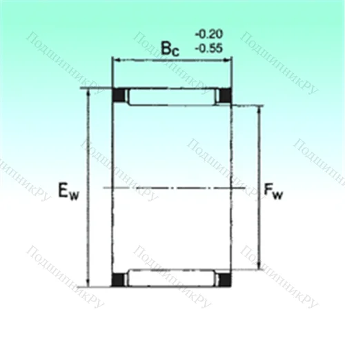 Подшипник игольчатый радиальный KZK 15,2x22,2x12