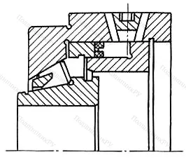 Модификация подшипника 8-117216А размер 80x140x28,25 от производителя  ГПЗ-15