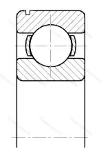 Модификация подшипника 50314 размер 70x150x35 ГПЗ-34