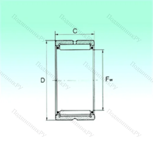 Подшипник игольчатый радиальный NK 105/36