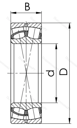 Сферический роликовый подшипник 53513 АН (22213 CW 33) в Калуге