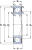 Подшипник S 71920 CE/HCP 4A