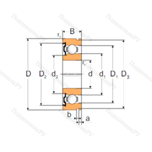 Подшипник шариковый радиальный 6213-ZN