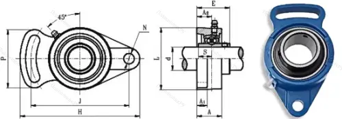 Подшипниковый узел UCFA 205 в Калуге