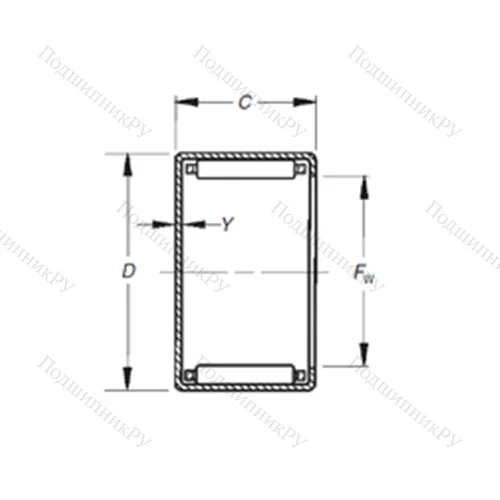 Подшипник игольчатый радиальный MJ-12121