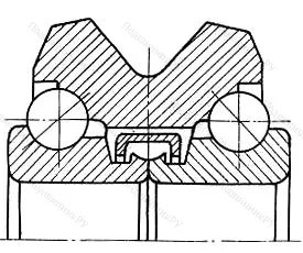 Подшипник  776800 размер 10x35,85x17,7