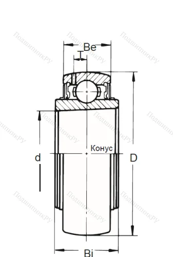Корпусный подшипник UK 313 в Калуге