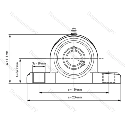 Подшипниковый узел SSUCPPL 210 - Вал: 50 мм