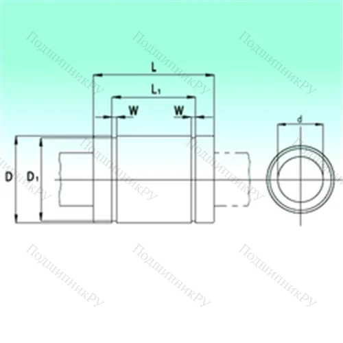 Подшипник шариковый линейный KB 60125-PP