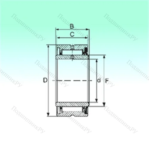 Подшипник игольчатый радиальный NA 4900 RS