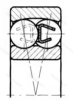 Подшипник 2308E размер 40x90x33