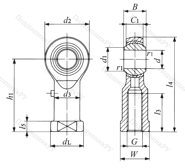 Шарнирная головка PHS 6 LA