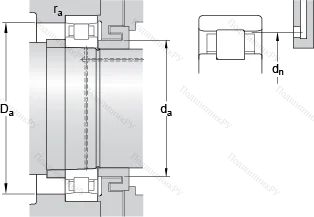 Подшипник N 1022 KTN 9/HC 5SP
