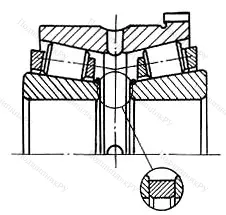 Модификация подшипника 12-697732Л размер 160x270x140