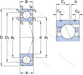 Подшипник 7034 ACD/P 4AL в Калуге