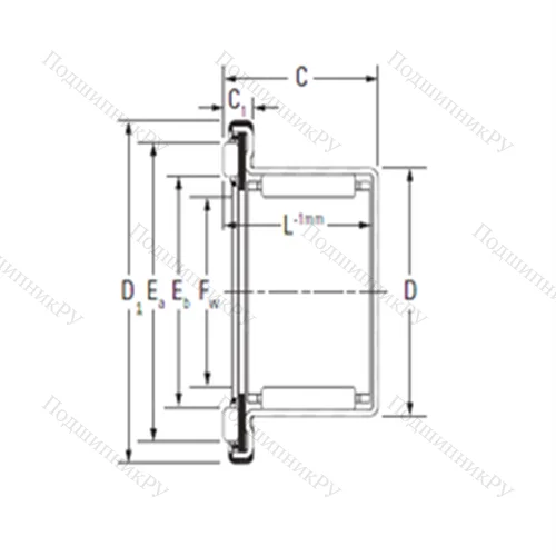 Подшипник комбинированный RAXF 715