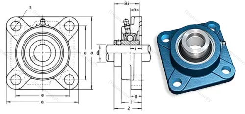 Подшипниковый узел UCF 214 в Калуге