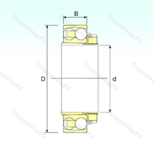 Подшипник шариковый радиальный самоцентрирующийся 1306 KTN 9+H 306