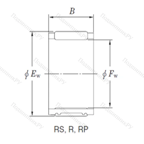 Подшипник игольчатый радиальный R 12/13