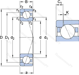 Подшипник 7032 CD/HCP 4AH 1 в Калуге
