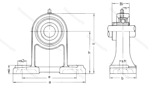 Подшипниковый узел UCPH 204 в Калуге