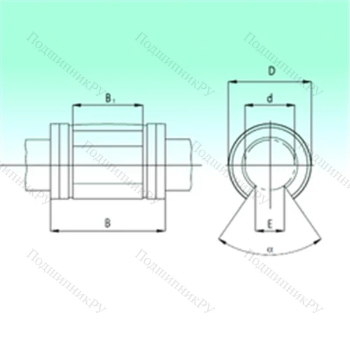 Подшипник шариковый линейный KNO 4080